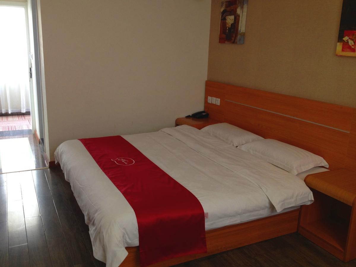 Thank Inn Chain Hotel Shanxi Shangluo Shanyang Nanxin Street Bagian luar foto