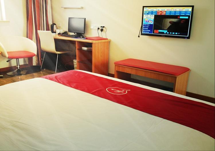 Thank Inn Chain Hotel Shanxi Shangluo Shanyang Nanxin Street Bagian luar foto