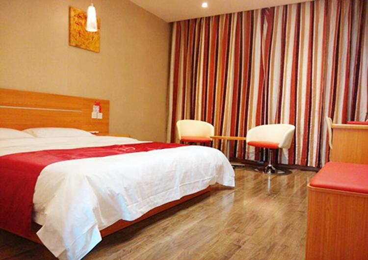 Thank Inn Chain Hotel Shanxi Shangluo Shanyang Nanxin Street Bagian luar foto