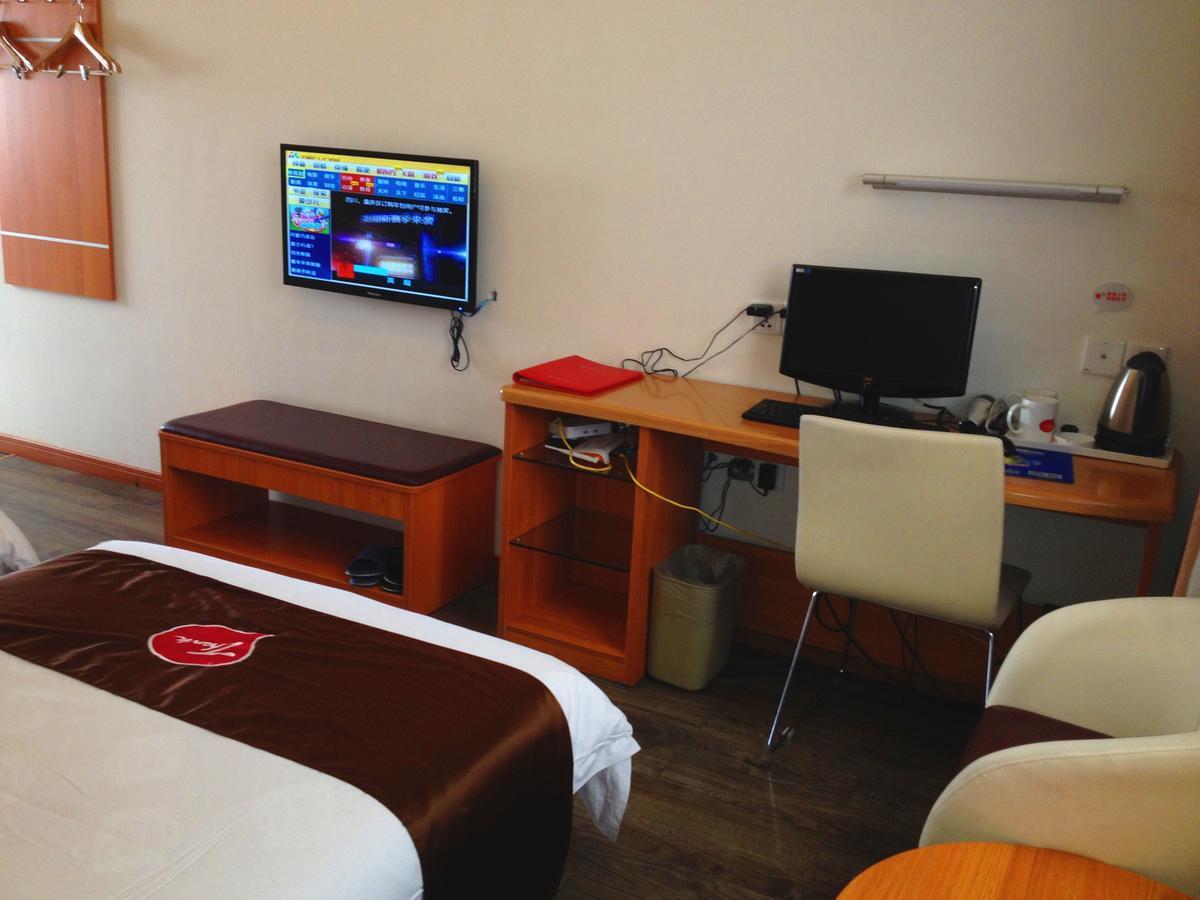 Thank Inn Chain Hotel Shanxi Shangluo Shanyang Nanxin Street Bagian luar foto